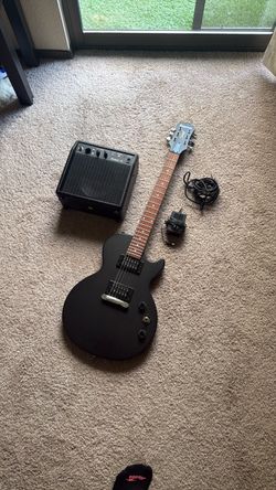 Epiphone Electric Guitar + Amp and Case