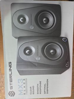 Sterling Audio MX3 Powered Studio Monitor Pair - Open Box
