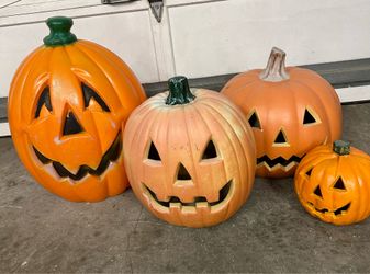 Assorted Pumpkin Blow Molds