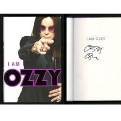 Autographed, I am Ozzy book
