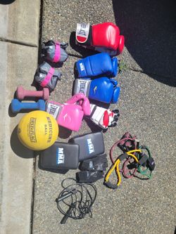 Misc boxing, mma. Fitness and workout stuff