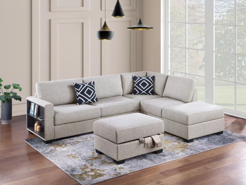 3pc Reversible Sectional Set