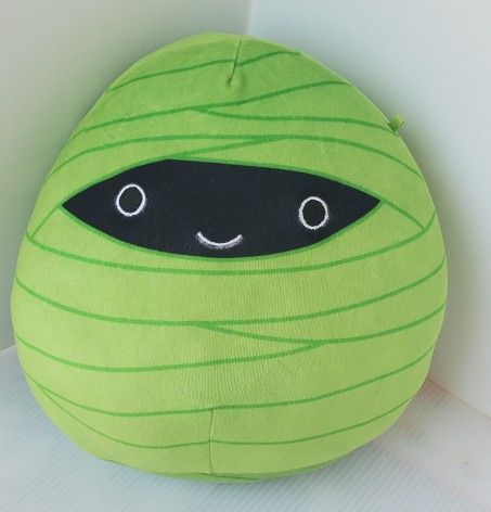 Squishmallows 2022 Halloween Squad #1 8" Major the Green Mummy Plush Doll Toy