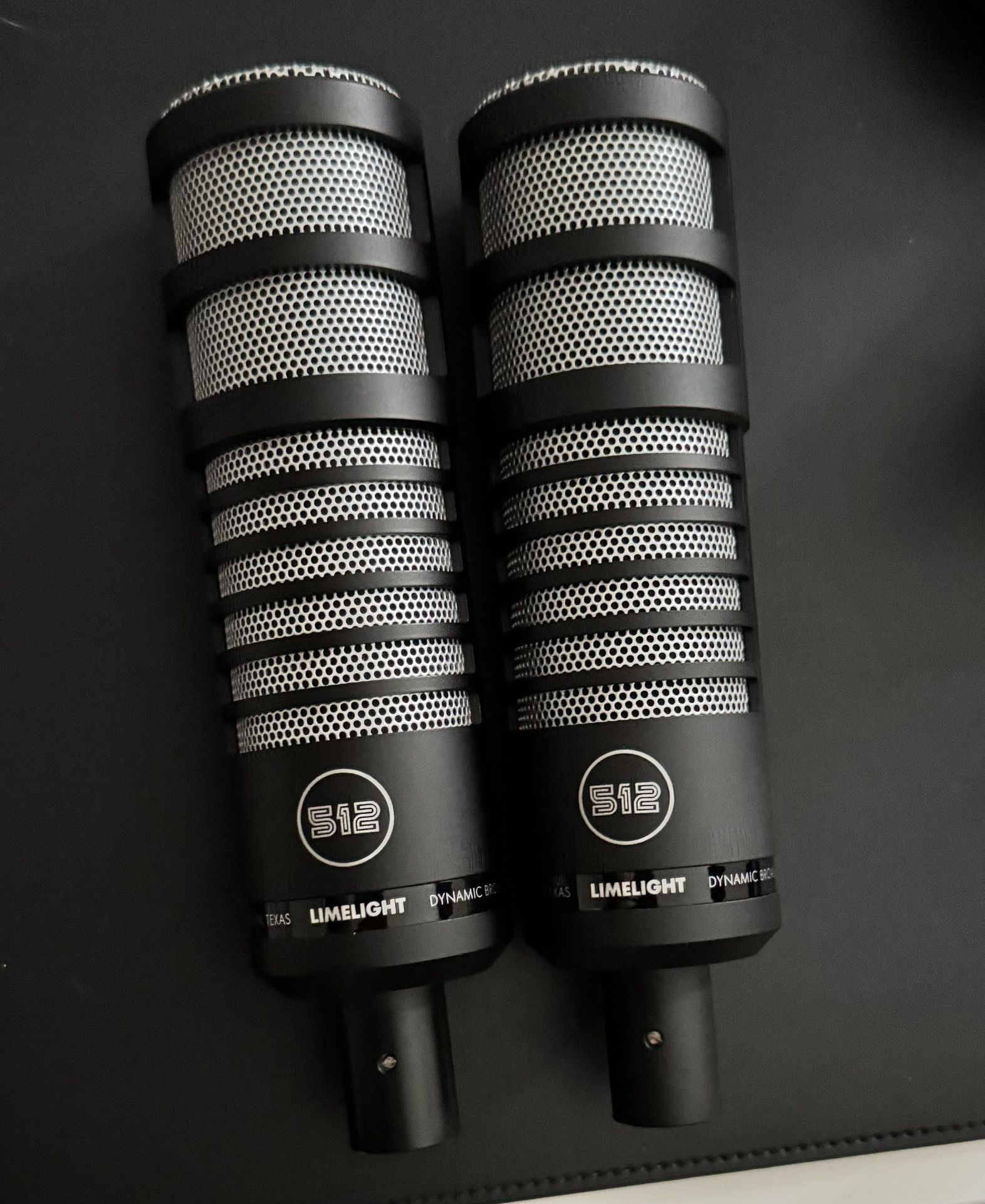 2 Limelight XLR Microphones