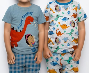 4 Sets of Ms. Rachel 2-Piece Short Sleeves Pajama Sets for Boys, 12 Months to 5T