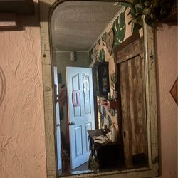 Vintage hanging mirror