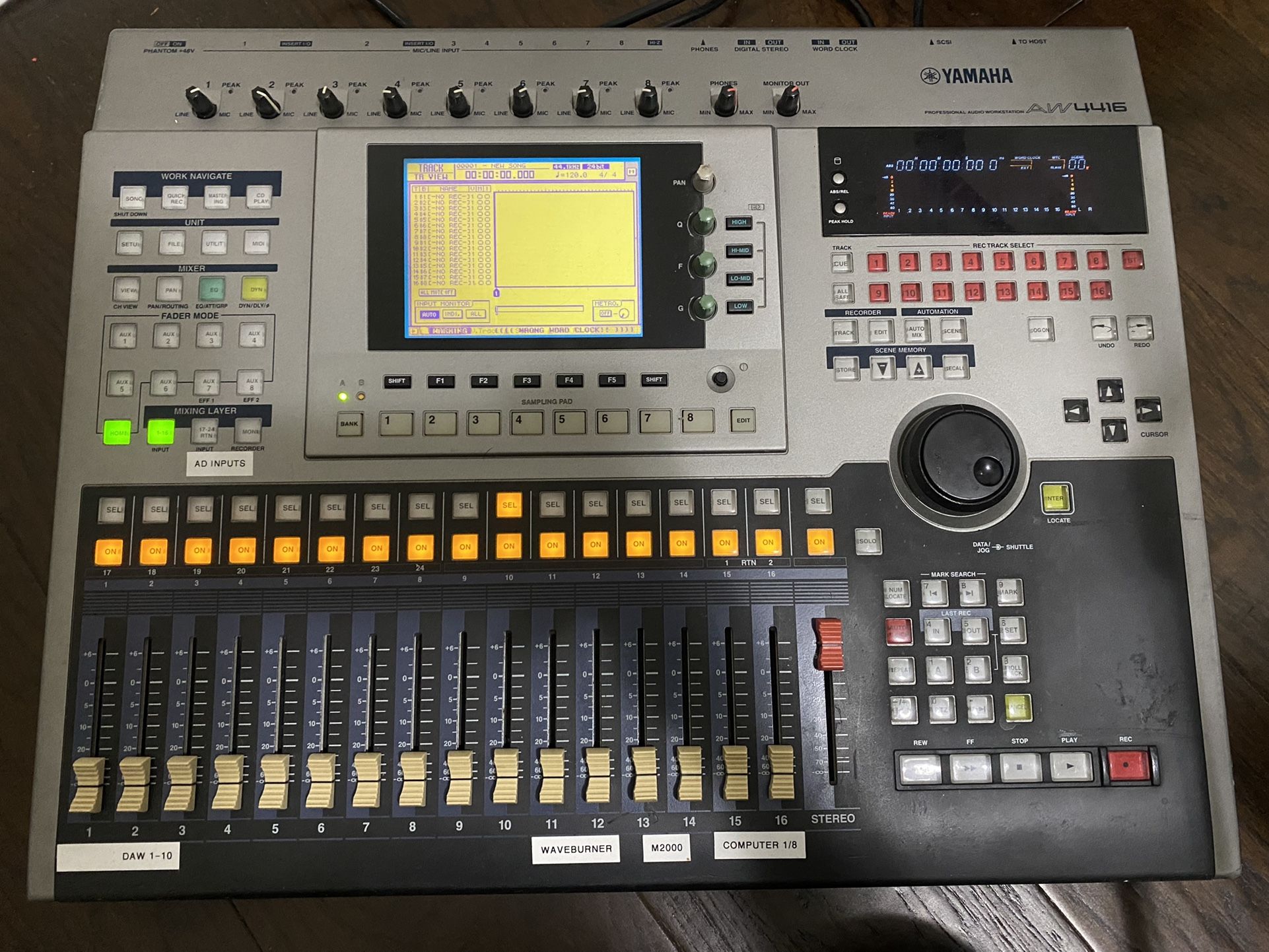YAMAHA AW4416 Yamaha AW4416 Digital Mixer ($250)