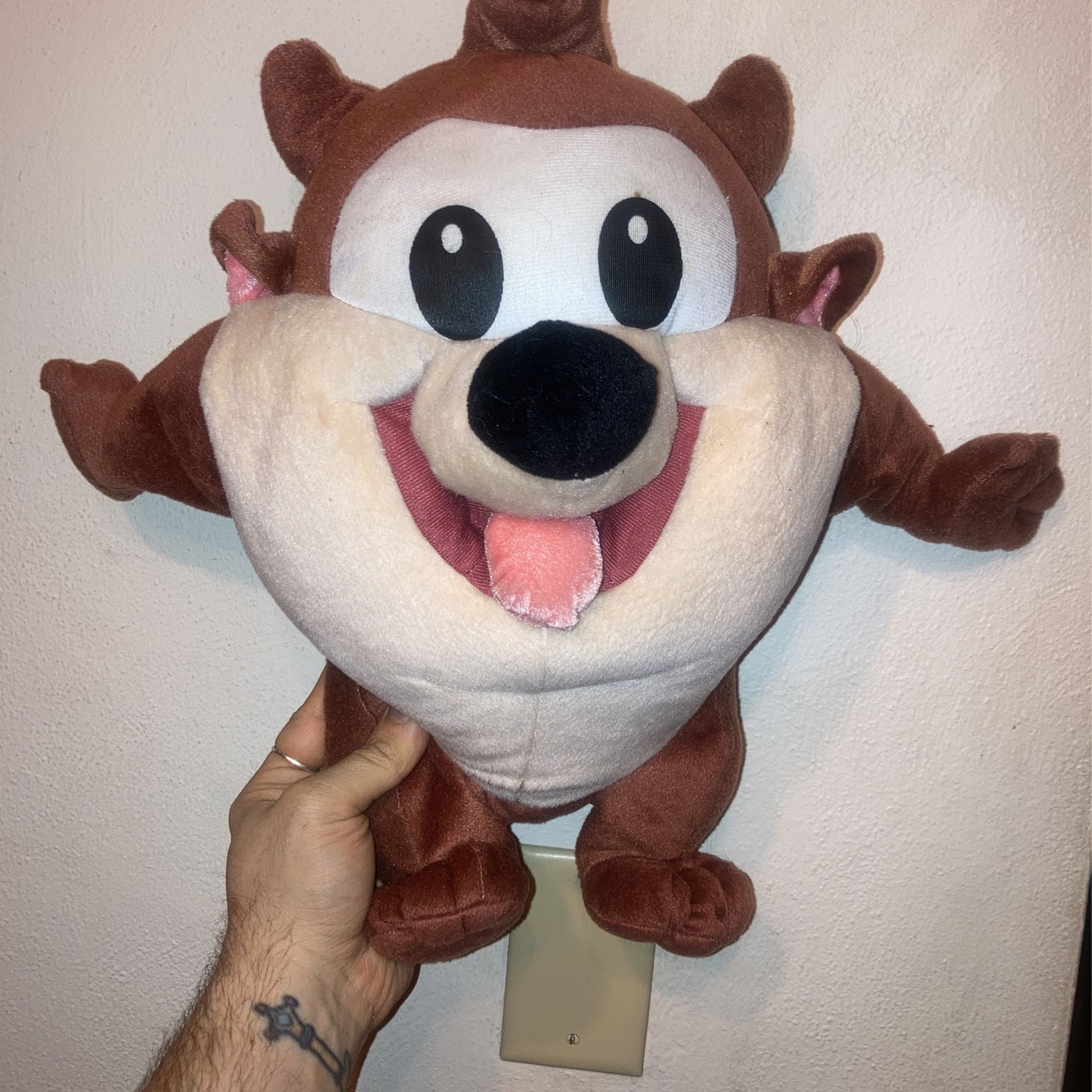 14” Six Flags Baby Tasmanian Devil Plush