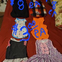 Dog Dresses M & L $3 & $5 GOOD CONDITION 