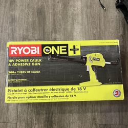 ryobi one + 18v power chulk and adhesive gun