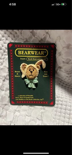 Boyd’s Bear Bearwear Brooch Easter 2004