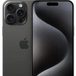 Apple iPhone 15 Pro Max, 256GB, Black Titanium