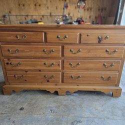 Pine Dresser And Blanket / Save From Wood Chipper 