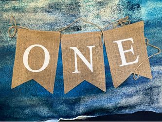 First birthday banner