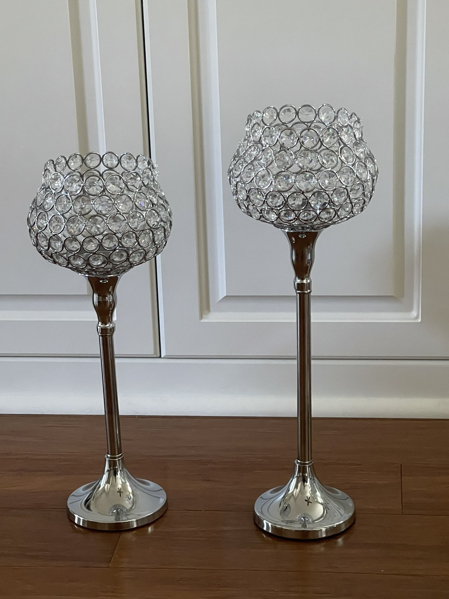 Crystal Tea Light Candle Holders