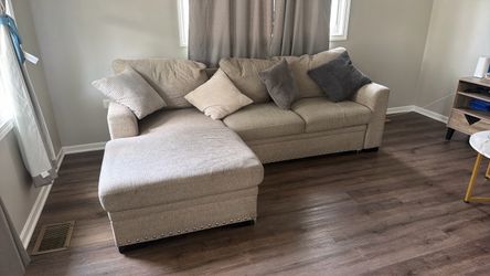 Best offer for Beige Sectional Sofa with Chaise