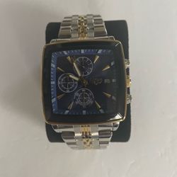 LIGE Men's Chronograph Watch Two-Tone