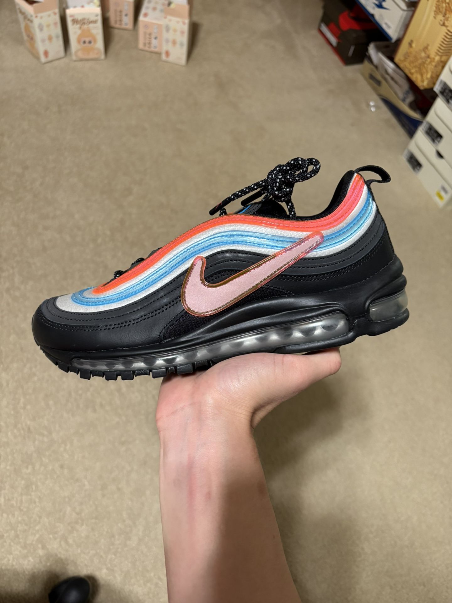 Size Nike Air Max 97 On Air Neon Seoul Black
