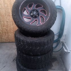 Rims & Tires Off Road Monster Size 33x12.50 R20LT