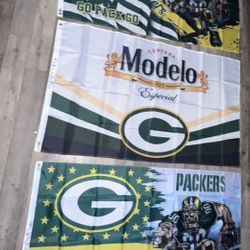 Green Bay Packers Flags Size 3ftx5ft 