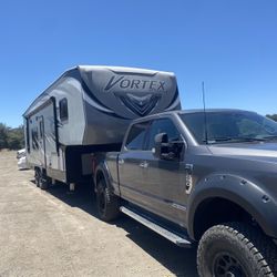 2022 Ford F250 With 2019 Vortex Toy Hauler Combo 