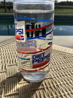 Vintage Diet Pepsi Glass