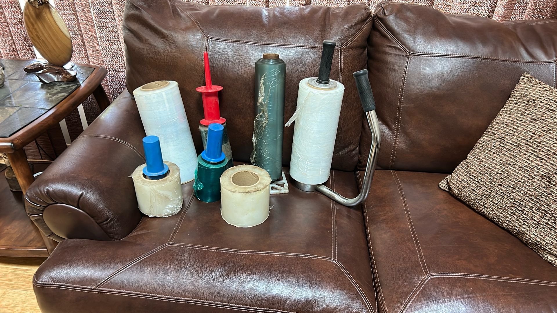 Various Sizes If Shrink Wrap With Dispensers/holders. Great For Packing
