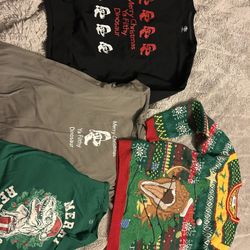 Family Christmas Shirts And Sweater Dinosaur