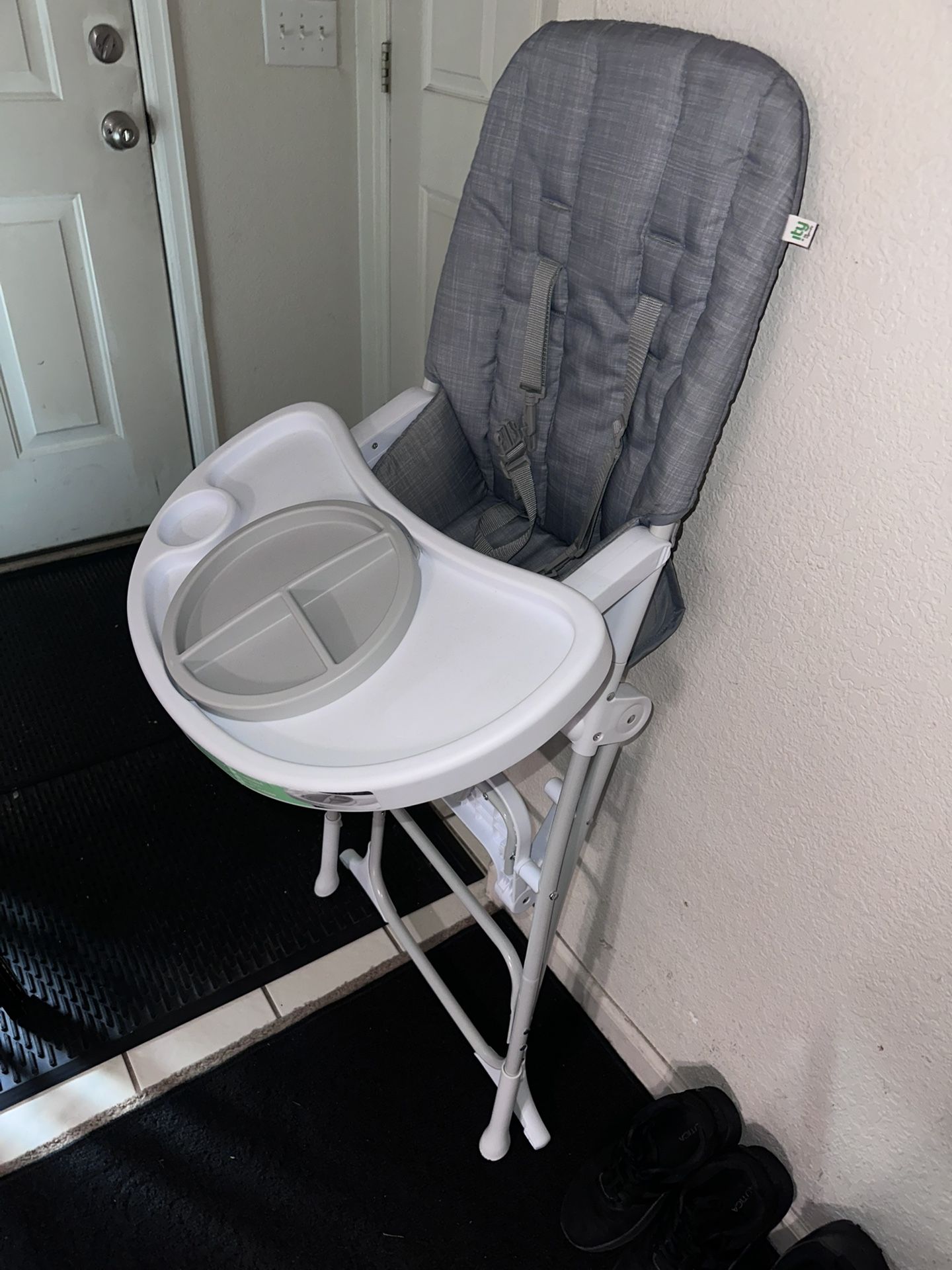 infant eating high chair table