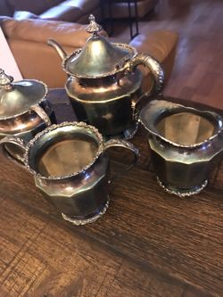 Silver plated 4 pc set