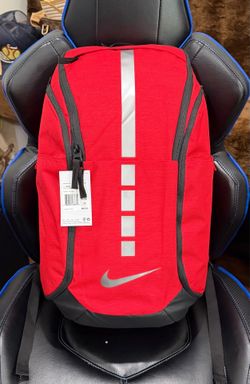 Nike Hoops Elite Hoops Pro Basketball Backpack University Red/Black/Metallic Cool Grey ,