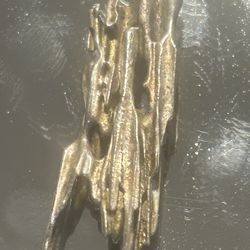 BRUTALIST STERLING PENDANT 