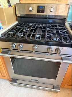 Fridgidaire  Professional stove and fridge