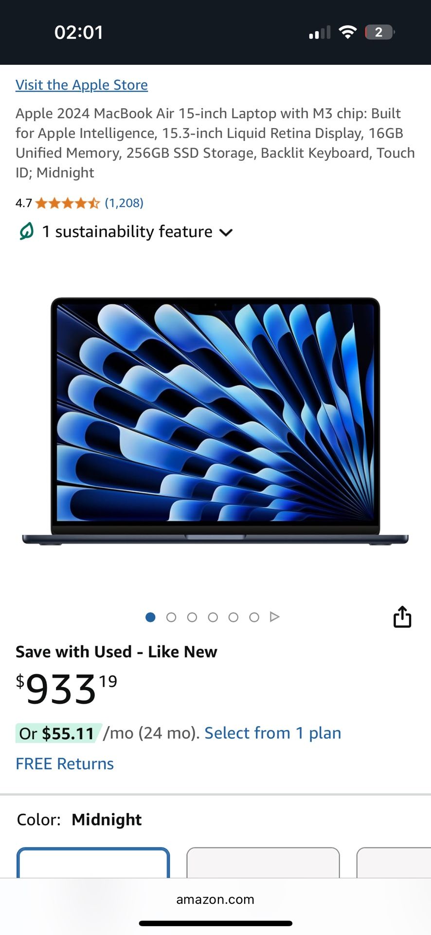 2024 MacBook Air 15” M3