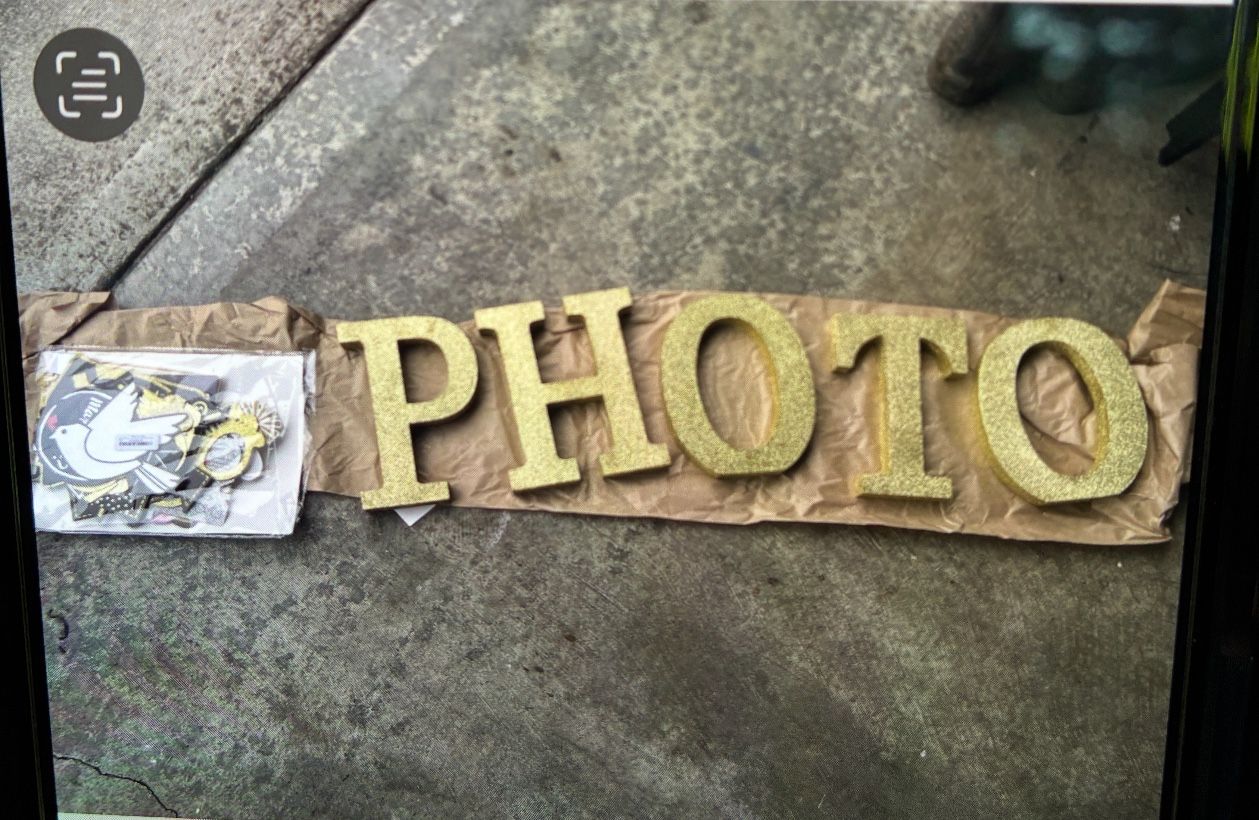 Wedding Decor - Photo Sign And Props