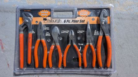 6 piece Pittsburgh plier set