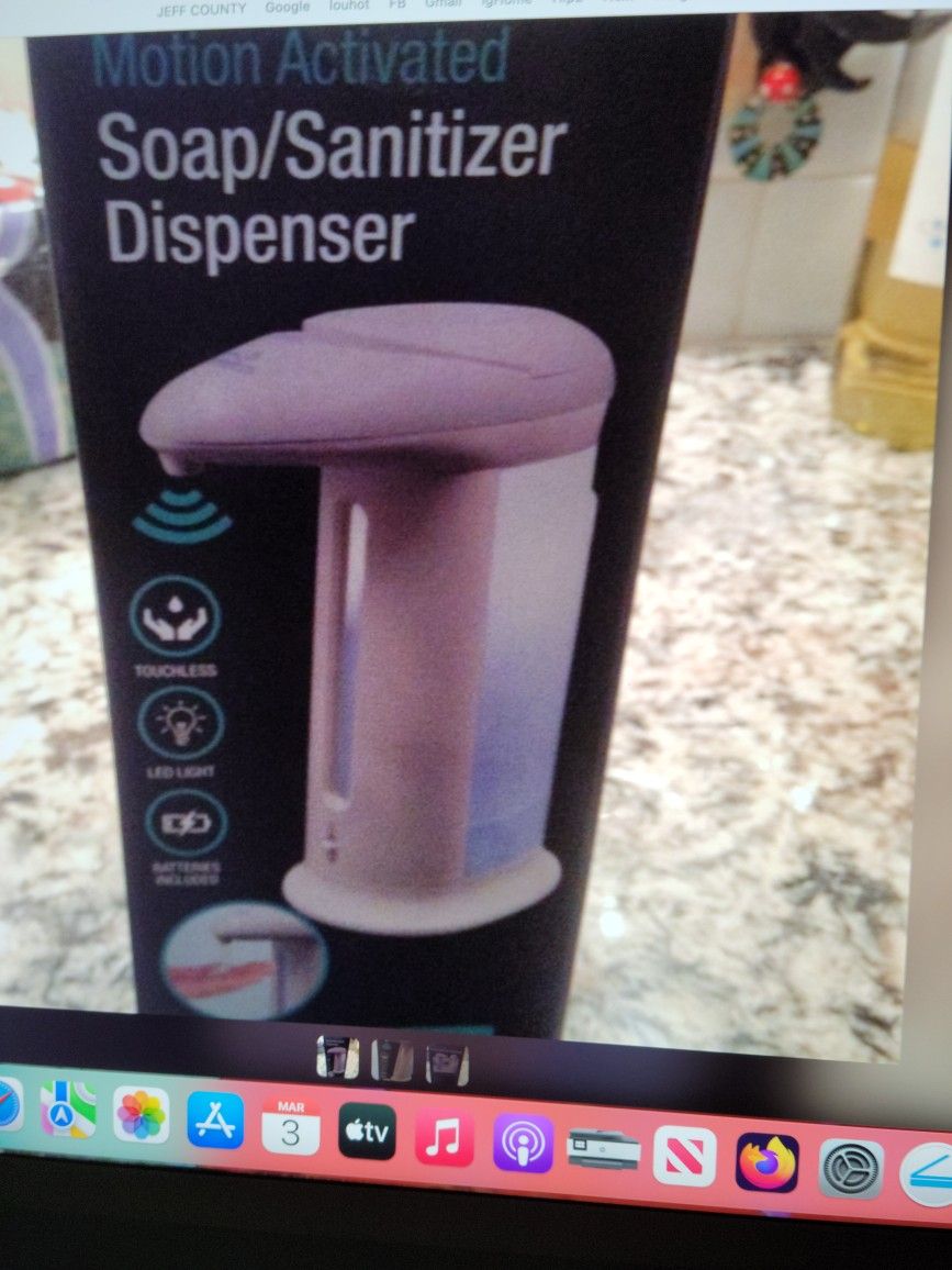 Electronic Lighted Motion Sensor Soap Dispence (New)