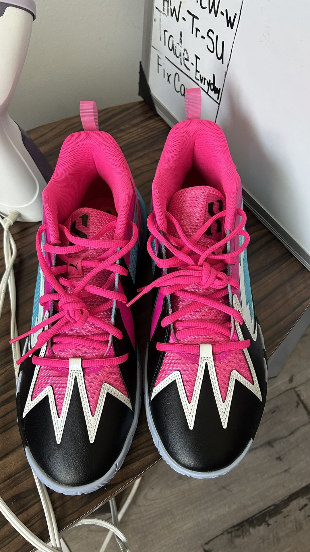 Puma Scoots Pink Basketball Shoes