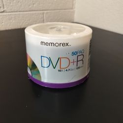 Memorex Dvd+R 50 Pack Blank
