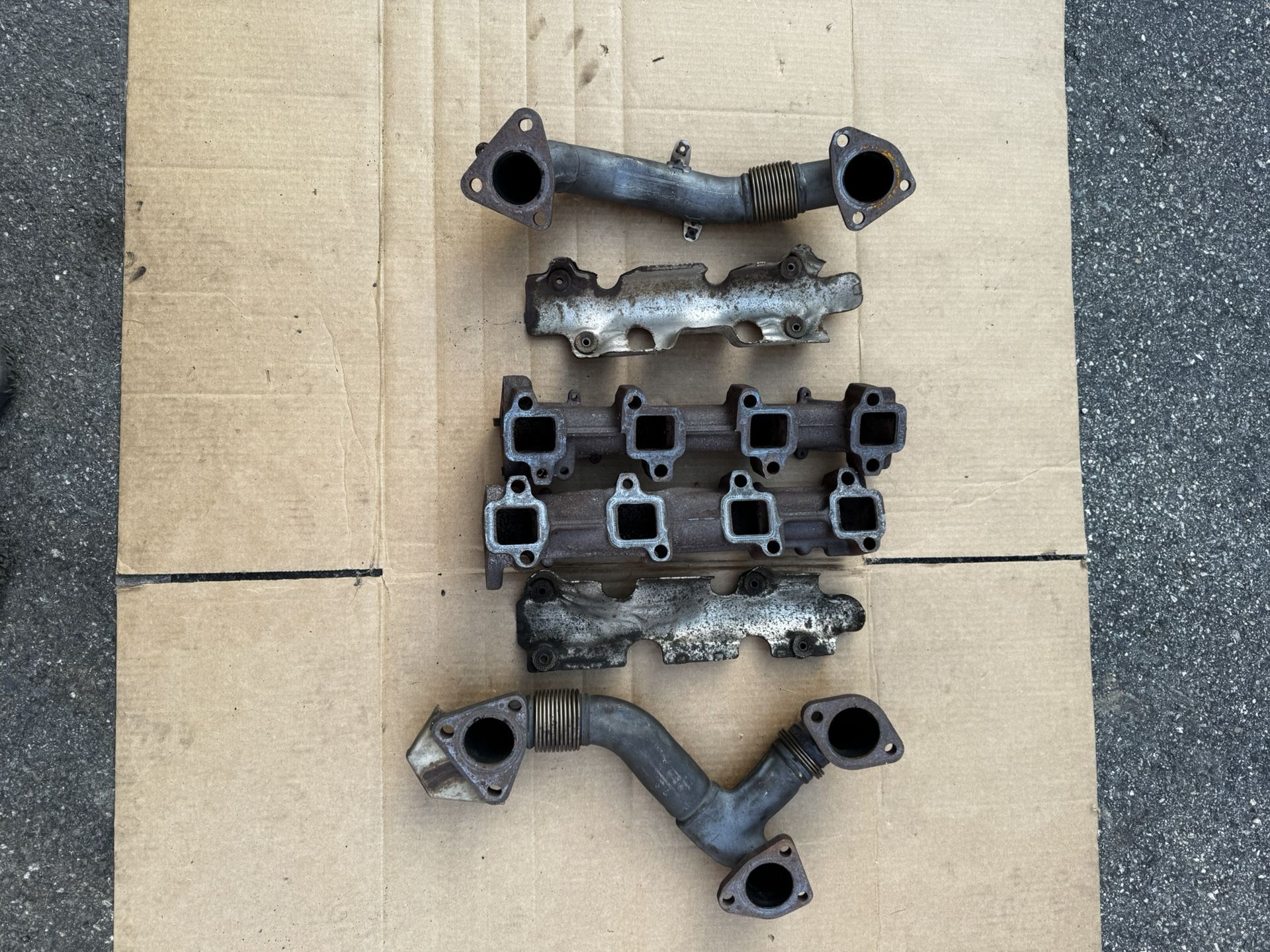 GM Silverado/Sierra 2500HD/3500HD Duramax Stock Exhaust Manifolds And Up Pipes