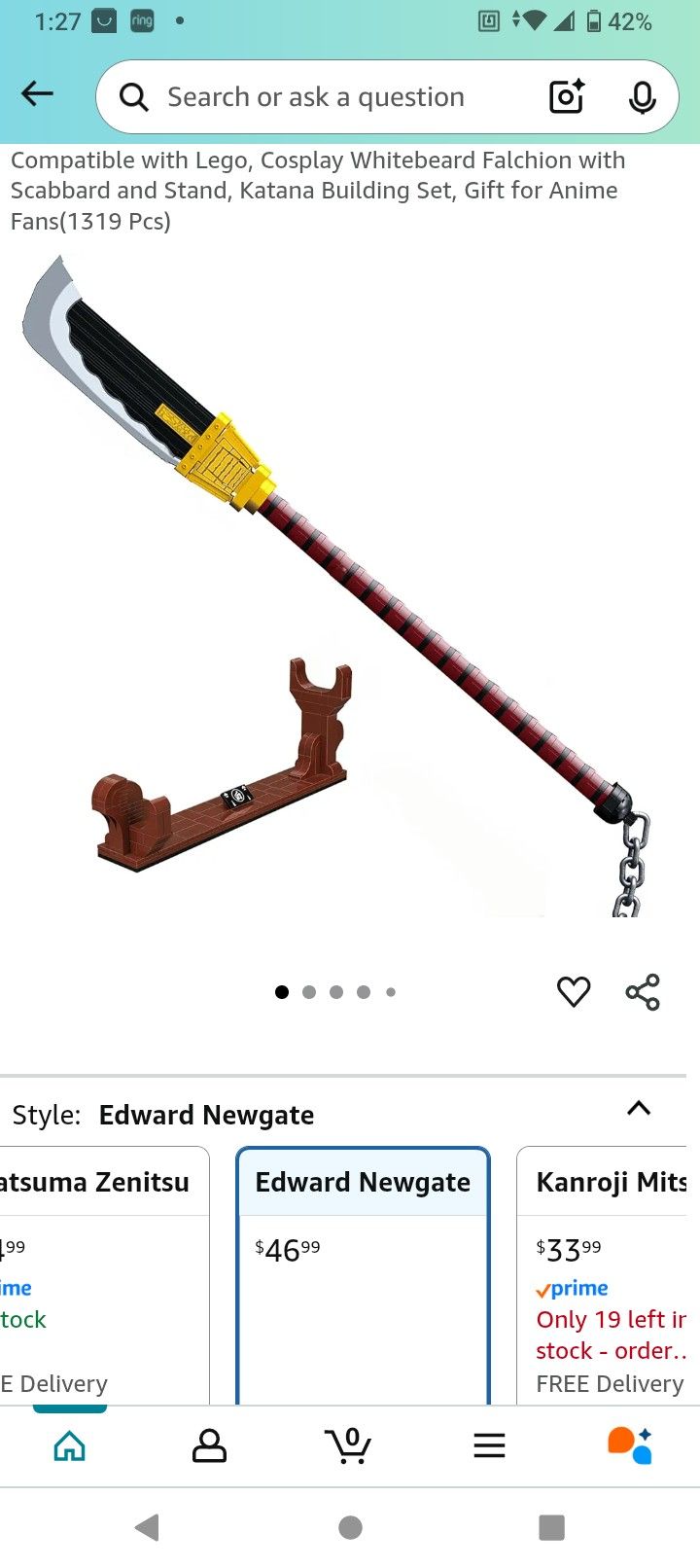 One Piece Edward Newgate Whitebeard Staff