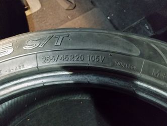 Two Used Toyo Tires