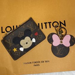 Mickey Mouse Wallet & Keychain Set