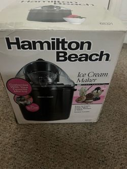 Hamilton Beach 1.5 quart ice cream frozen yogurt custard sherbet or gelato maker item 68321