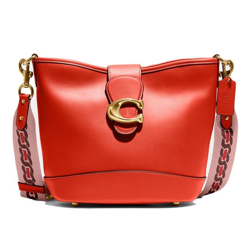 Orange Coach Bag