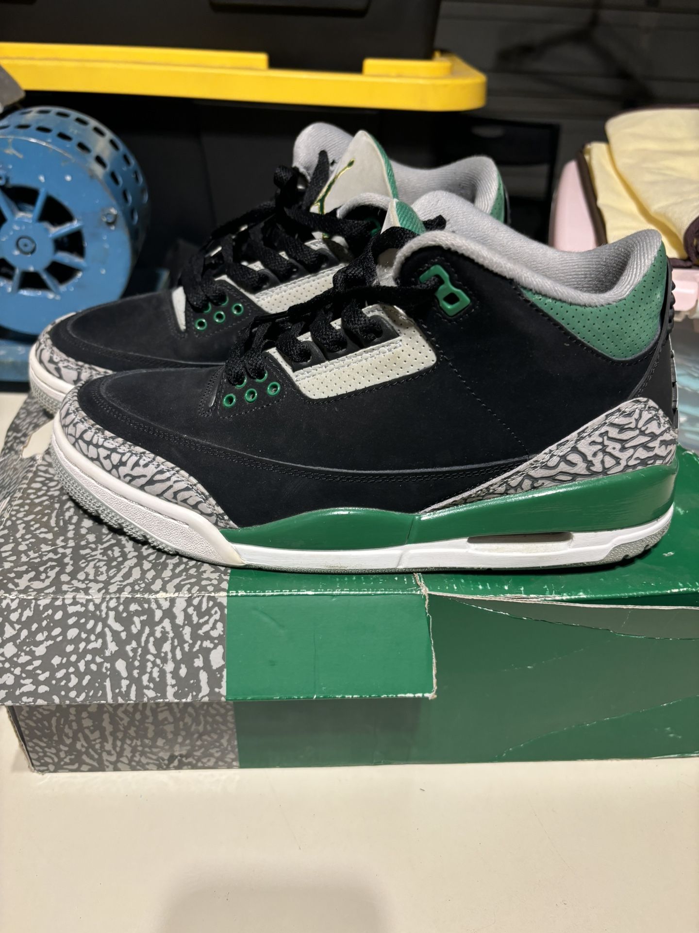 Jordan 3 Pine Green