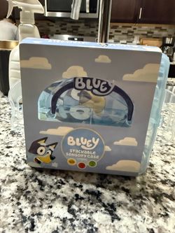 Bluey stackable sensory case