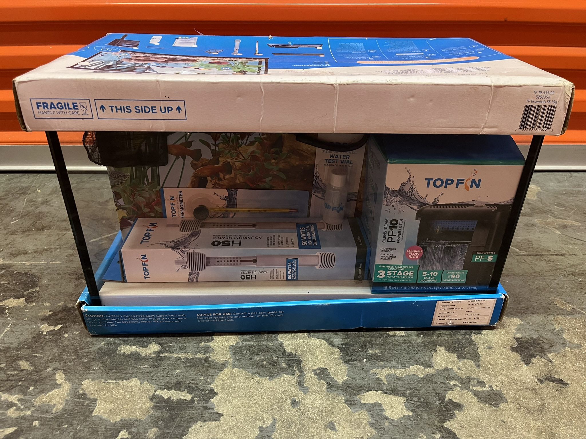 Top Fin 10 Gallon Aquarium Kit With Everything