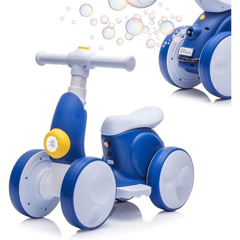 6V Electric Baby Balance Bike with Bubble Machine for 1-4 yo, brand new.