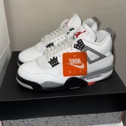 2025 Air Jordan 4 Retro White Cements 